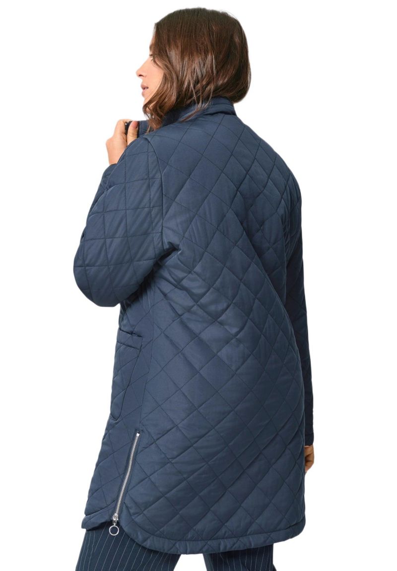 Women's Plus Size Quilted Zip Jacket