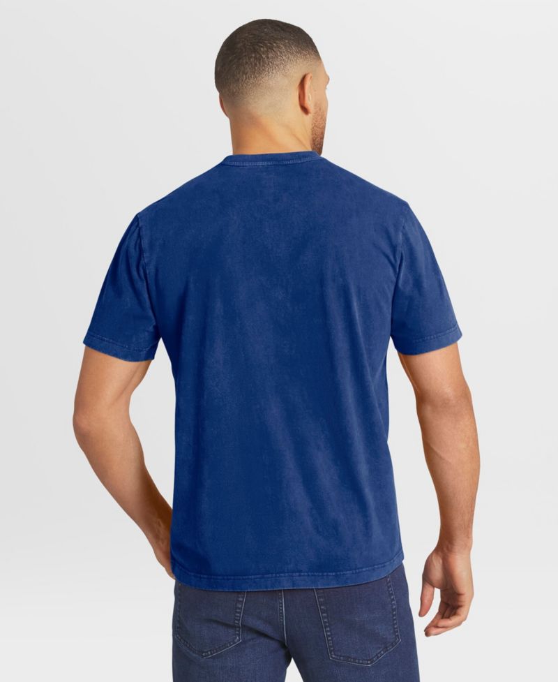 Men's Texas Rangers Distressed Henley Shirt