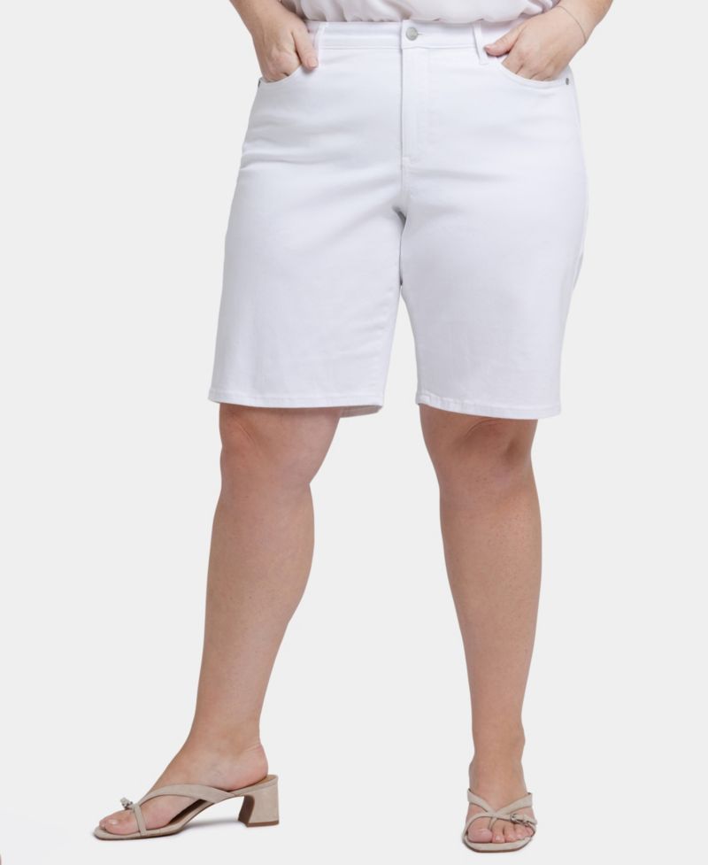 Plus Size Lilly Mid-Rise Shorts with Lift Tuck Technology