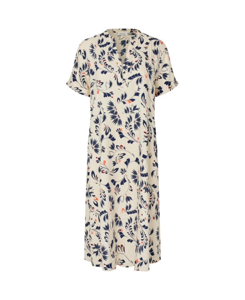 Women's Manirevia Soft Linen Midi Dress