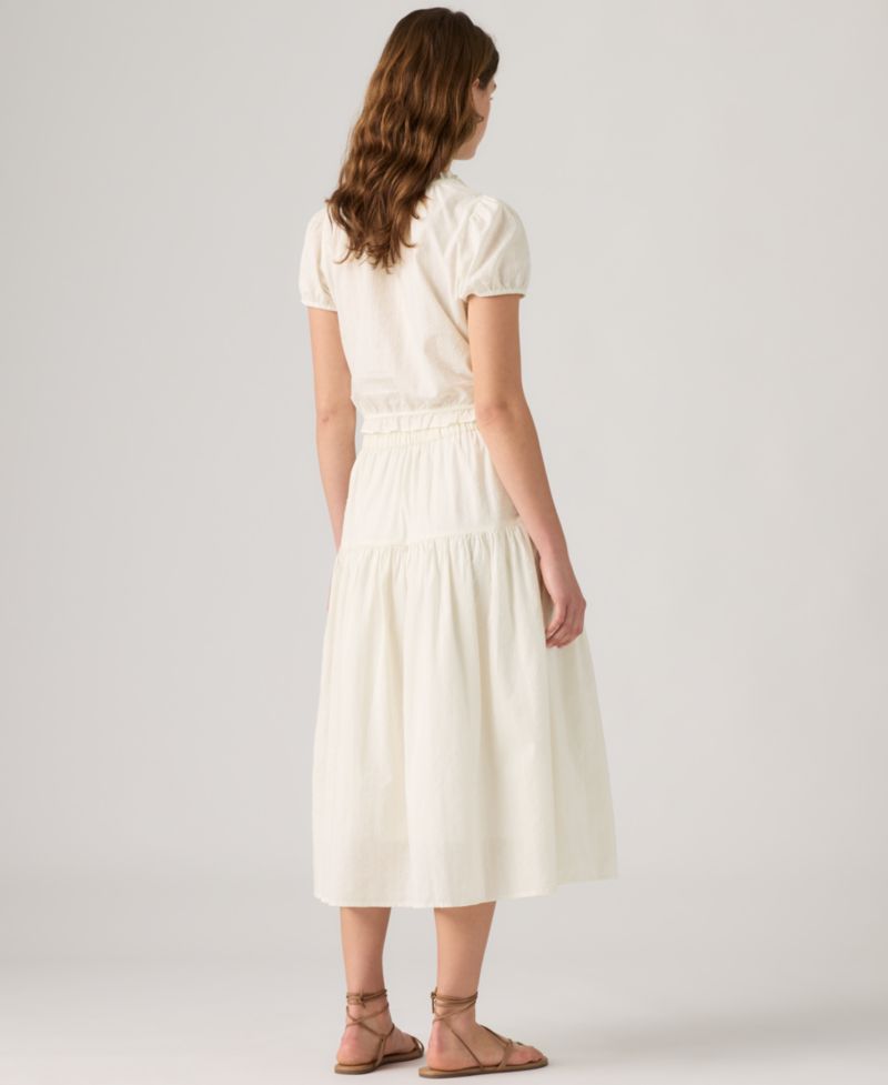 Women's Zip Closure Leonie Midi Skirt