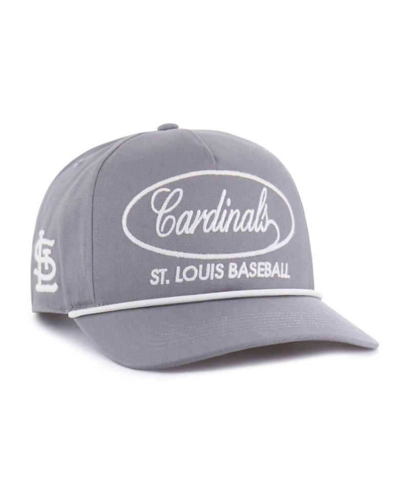Men's Gray St. Louis Cardinals Foundational Hitch Adjustable Hat
