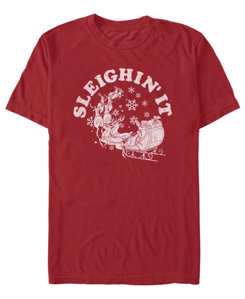 Men's Sleighin It Graphic Regular-Fit T-Shirt