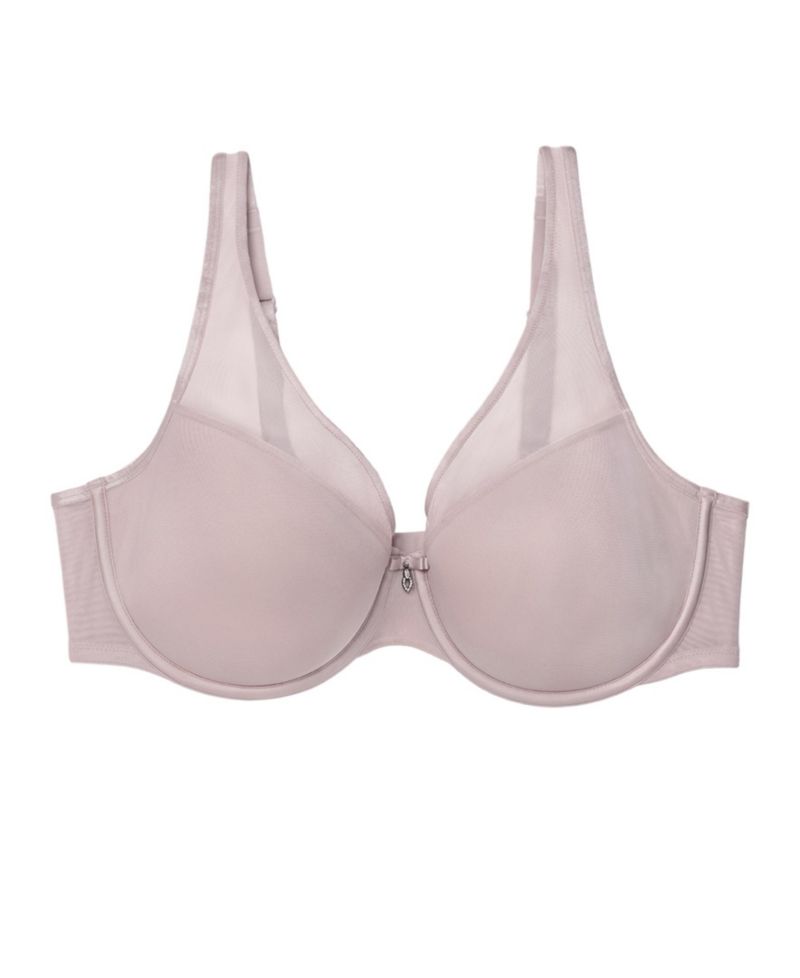 Women's Sheer Mesh Plunge T-shirt Bra
