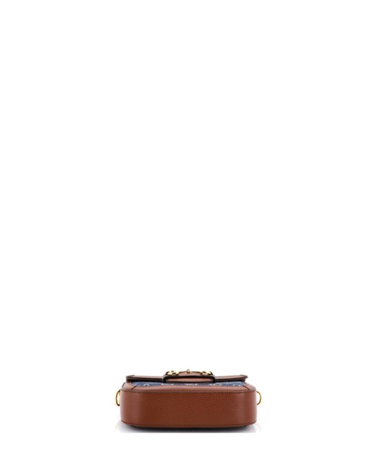 Mini Horsebit 1955 Shoulder Bag GG Denim