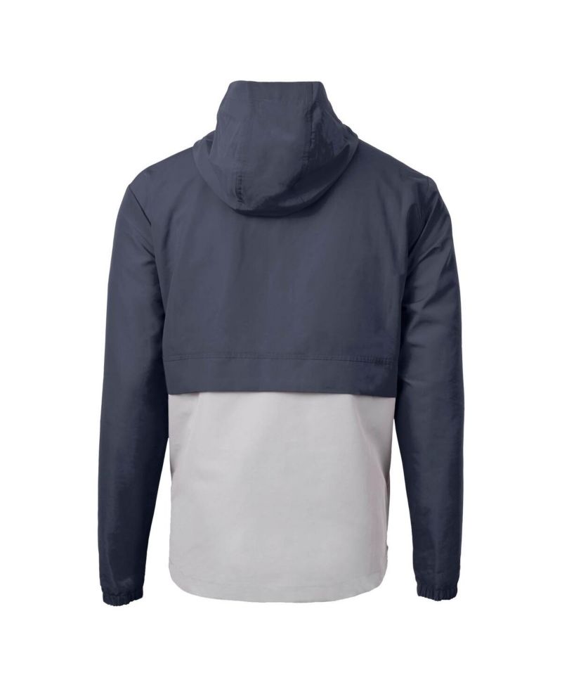Men's Blue Seattle Seahawks Charter Anorak Half-Zip Jacket