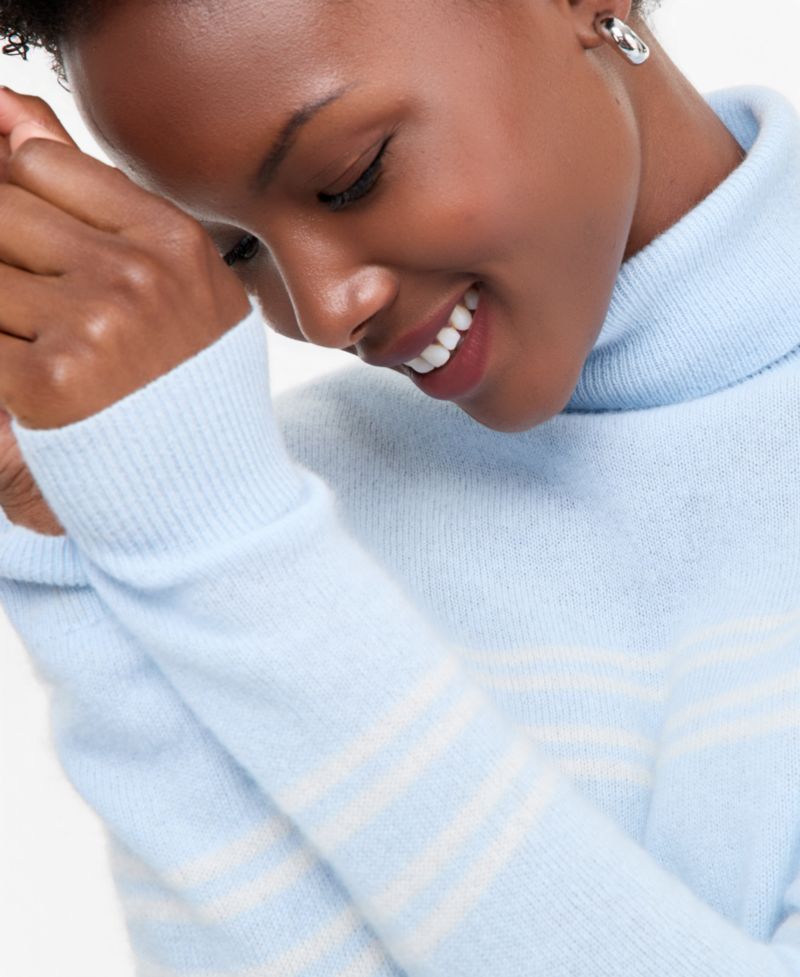 Petite Cashmere Turtleneck Sweater