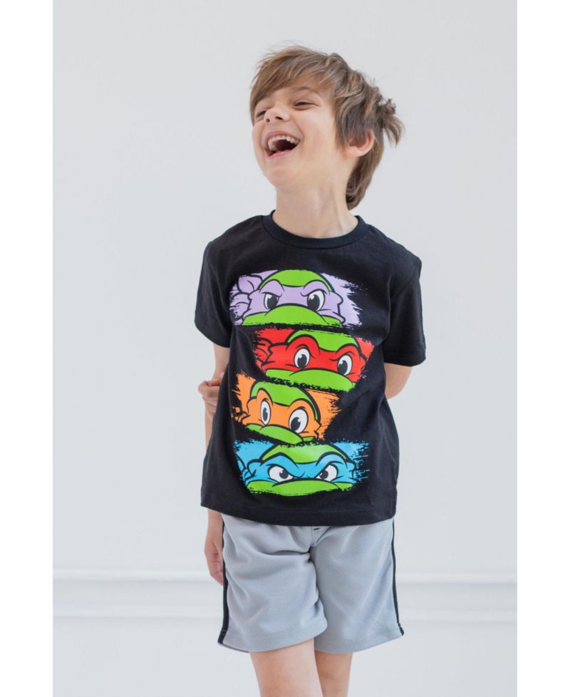 Little Boys Nickelodeon 3 Pack Short Sleeve Graphic T-Shirt Toddler|Child
