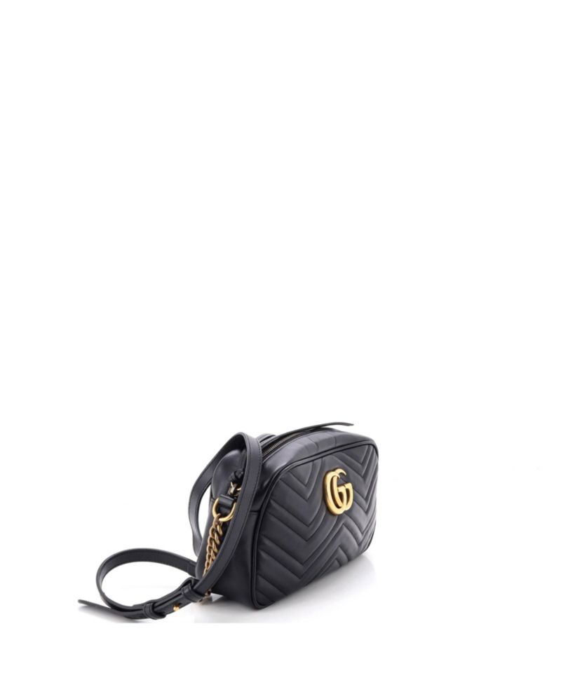Small GG Marmont Shoulder Bag Matelasse Leather