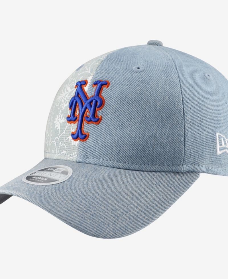 Women's New York Mets Denim Patchwork 9TWENTY Adjustable Hat