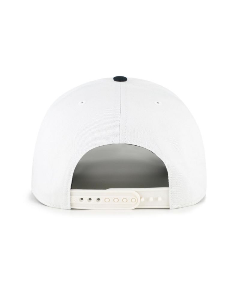 Men's '47 White/Black Seattle Mariners Contemporary Two-Tone Hitch Adjustable Hat