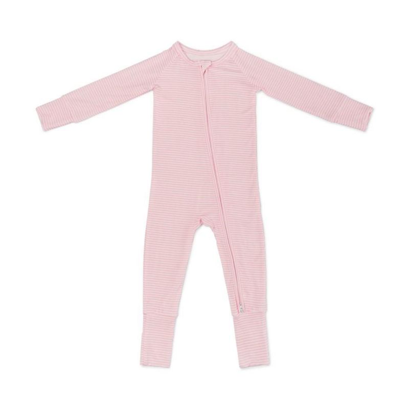Baby Girls Peony Stripe Bamboo Sleeper