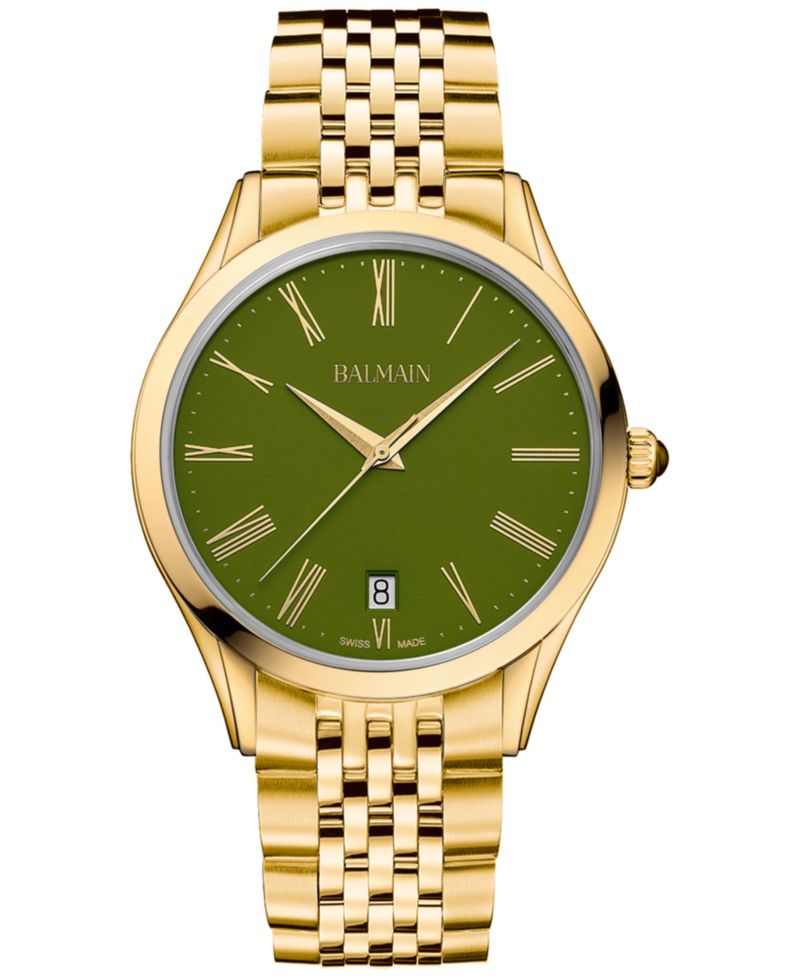 Men's Swiss Classic R Gold PVD Stainless Steel Bracelet Watch 41mm