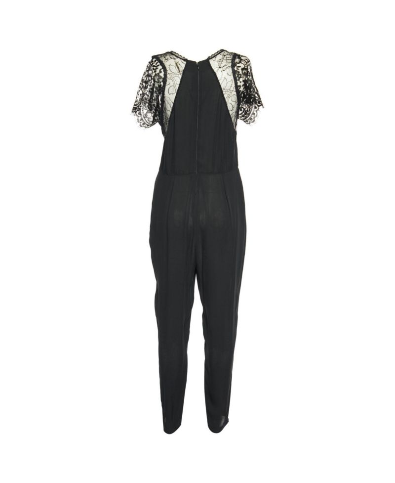 Women's Lace and Georgette Jumpsuit