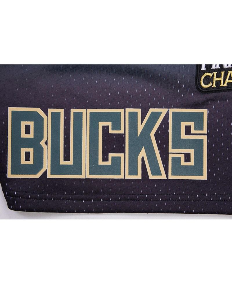 Men's Purple, Hunter Green Milwaukee Bucks Ombre Mesh Shorts