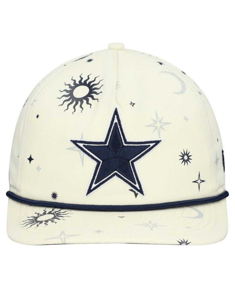 Men's Stone Dallas Cowboys Celestial Golfer Snapback Hat