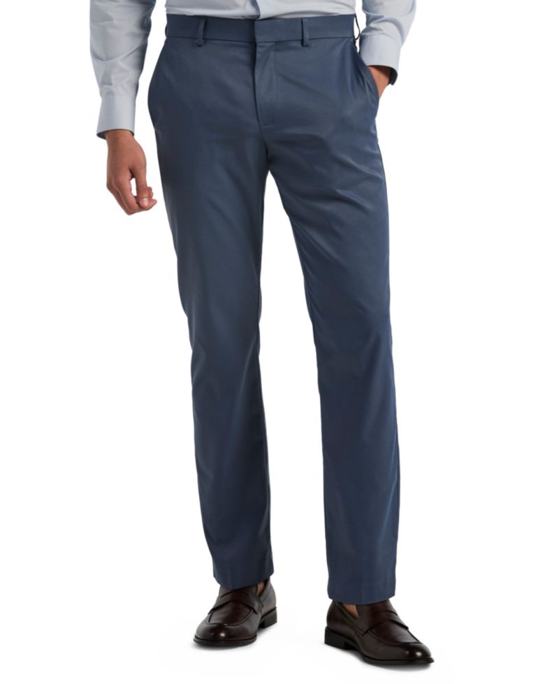 Men's Flat Front Modern-Fit Dress Pants