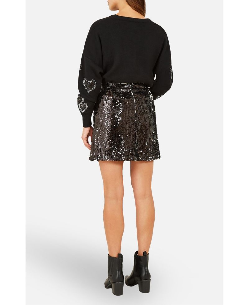 Women's Sequin Mini Skirt