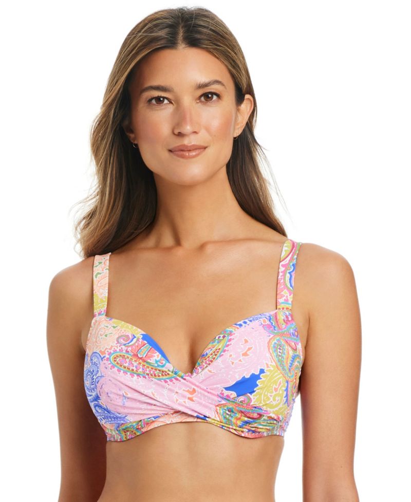 Women's Twist Front Underwire Bikini Top