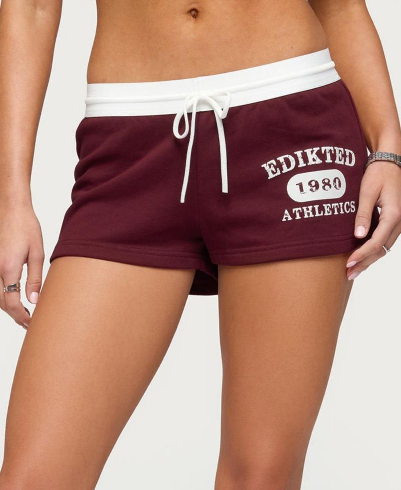 Women's Athlete Contrast Micro Shorts