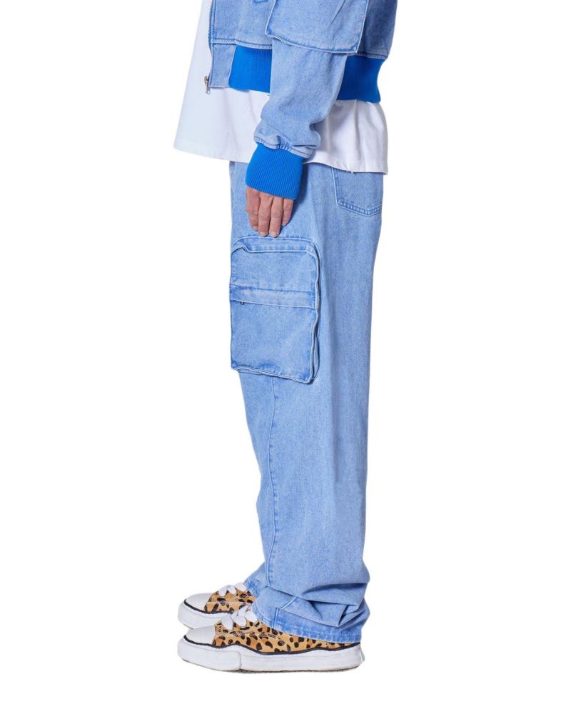 Men's Ultra Baggy Feeling Blue Denim