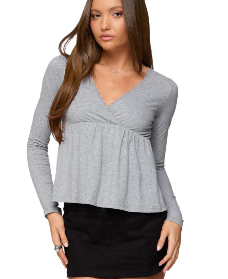 Women's Kenzie Long Sleeve Babydoll Top