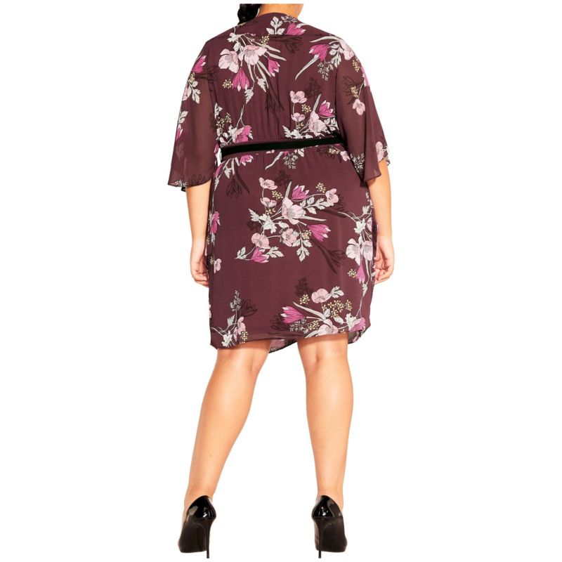 Plus Size Lila Mini Dress
