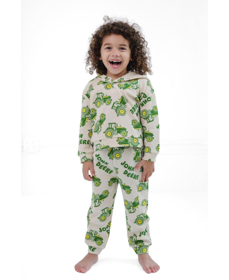 Baby Boys Hoodie and Thermal Pants Set