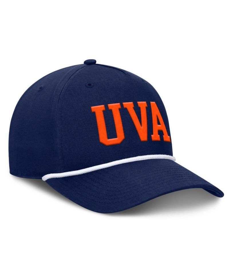 Men's Navy Virginia Cavaliers Foul Ball Rope Adjustable Hat