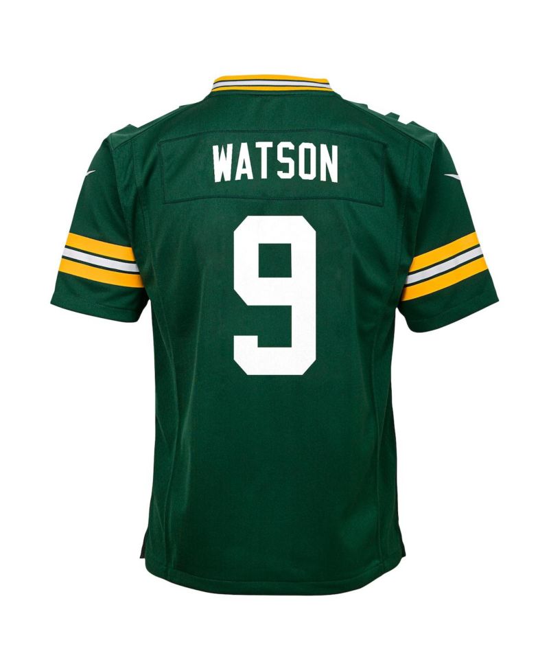 Big Boys and Girls Christian Watson Green Bay Packers Team Player Game Jersey