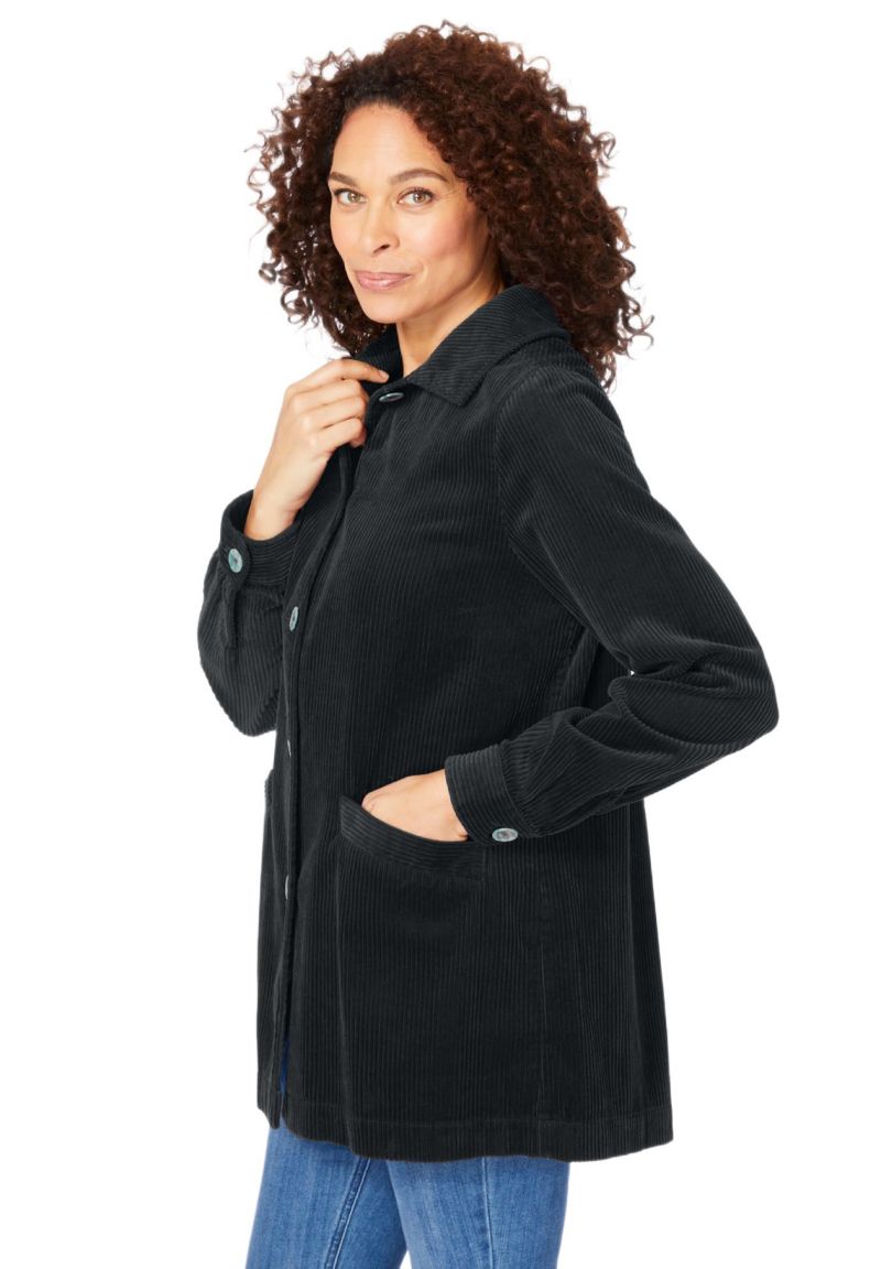 Women's Within Pleat-Back Corduroy Jacket