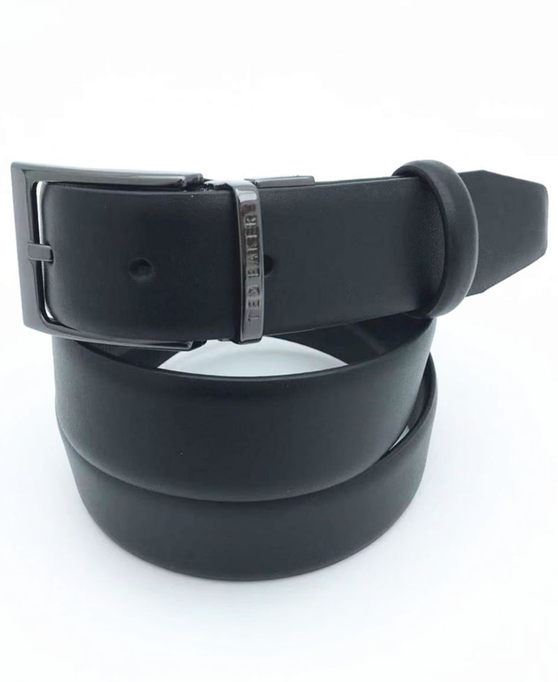 Men's Reversible Double Loop Leather Belt