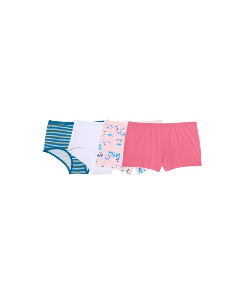 Women's Soft Cotton Brief/Boy Short 4-Pack