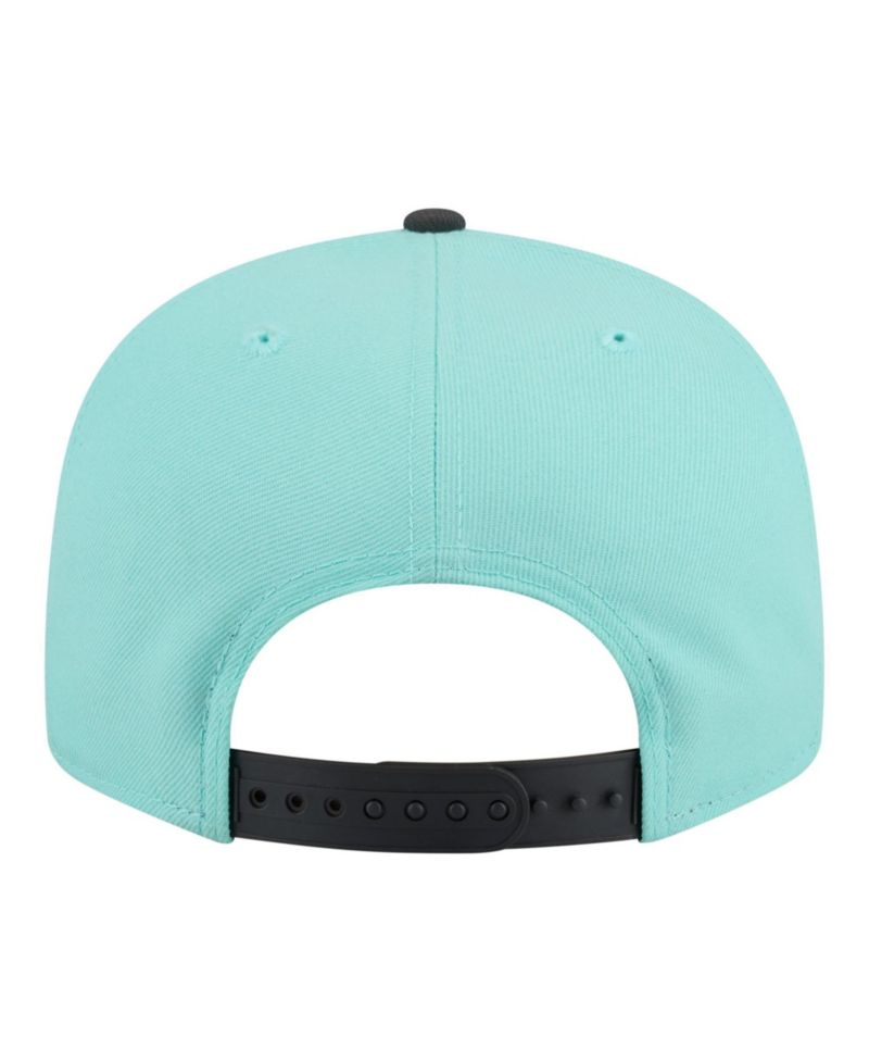 Men's Turquoise/Charcoal Golden State Warriors Color Pack Two-Tone 9FIFTY Snapback Hat