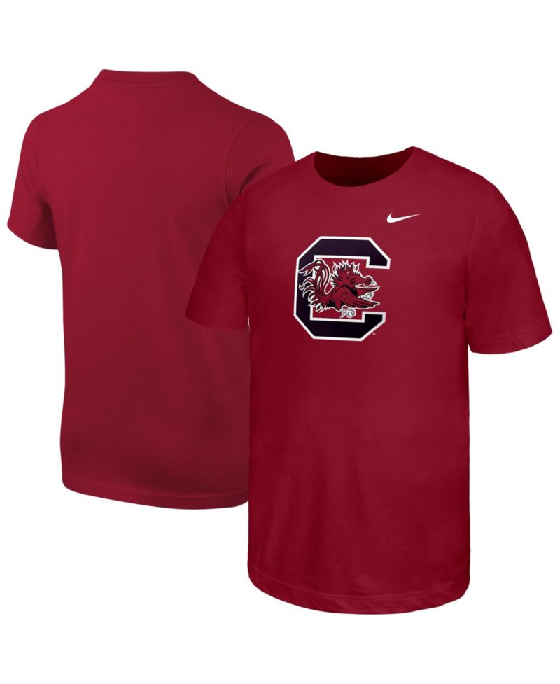 Big Boys and Girls Garnet South Carolina Gamecocks Logo T-Shirt