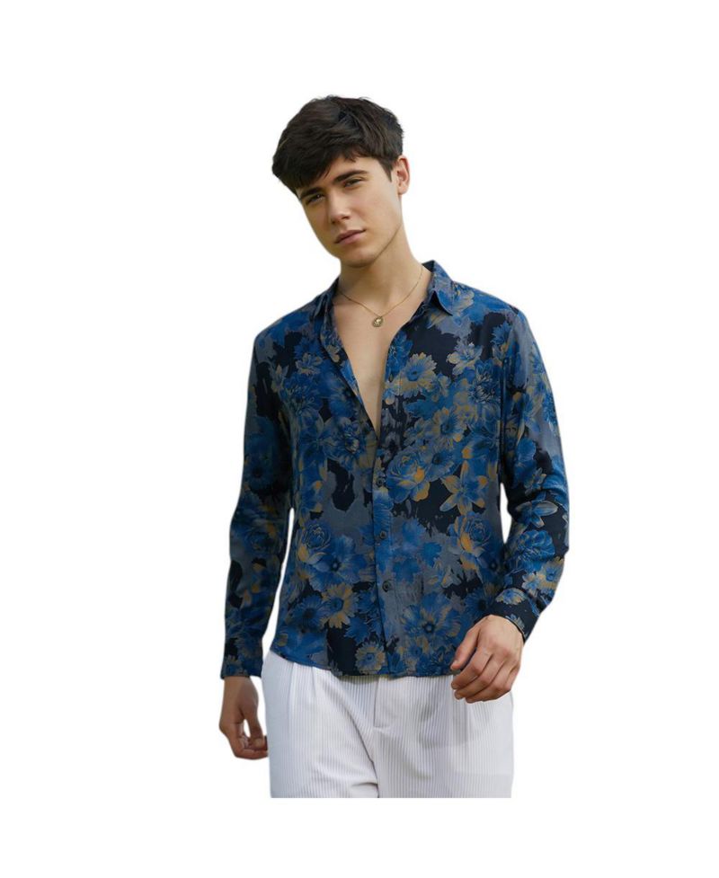 Men's Bi-Hue Daisy Shirt