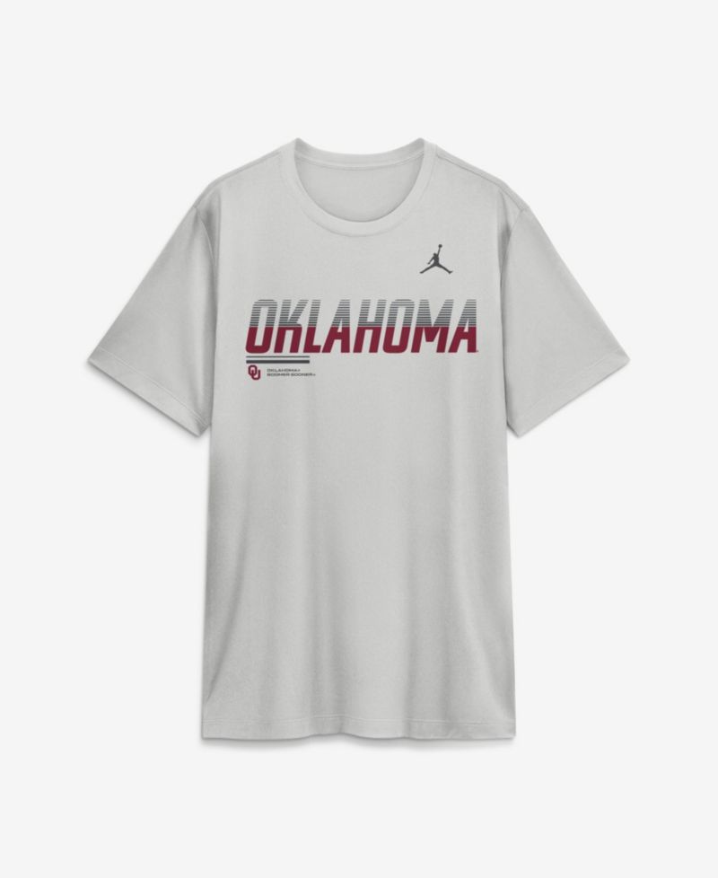 Men's Gray Oklahoma Sooners Sideline Legend Dri-FIT T-Shirt