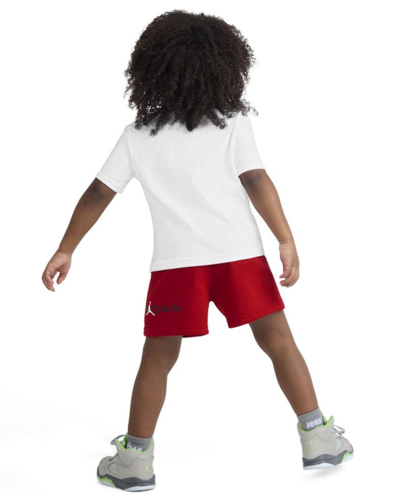Boys' 2T-7 Stretch T-Shirt and Shorts, 2-Piece Set
