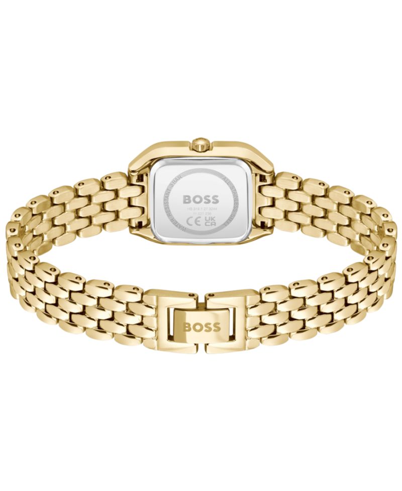 Women's Mae Petite Quartz Basic Mini Ionic Plated Thin Gold Steel Watch, 22mm