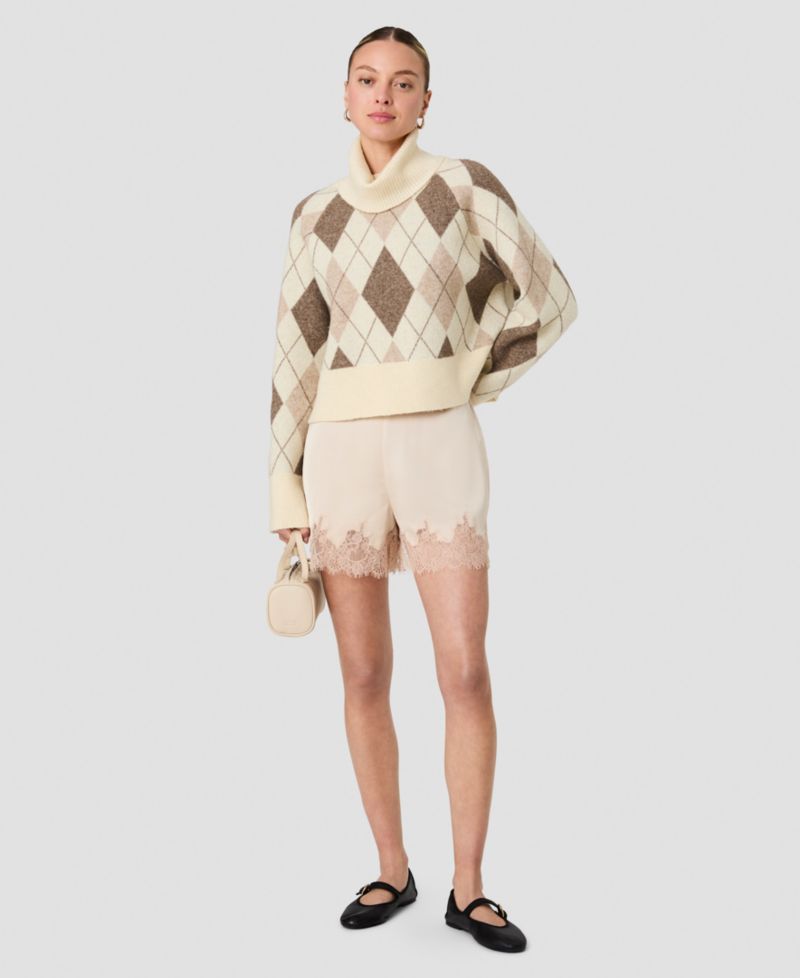 Women's Oversized Turtleneck Top