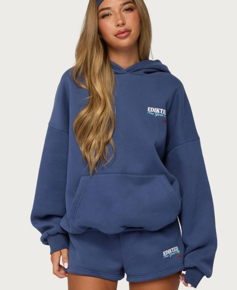 Women's New York Graphic Cotton-Blend Hoodie