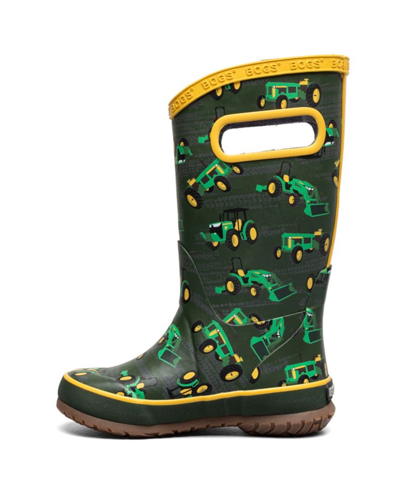 Little and Big Kids Rainboot Tractor Boots