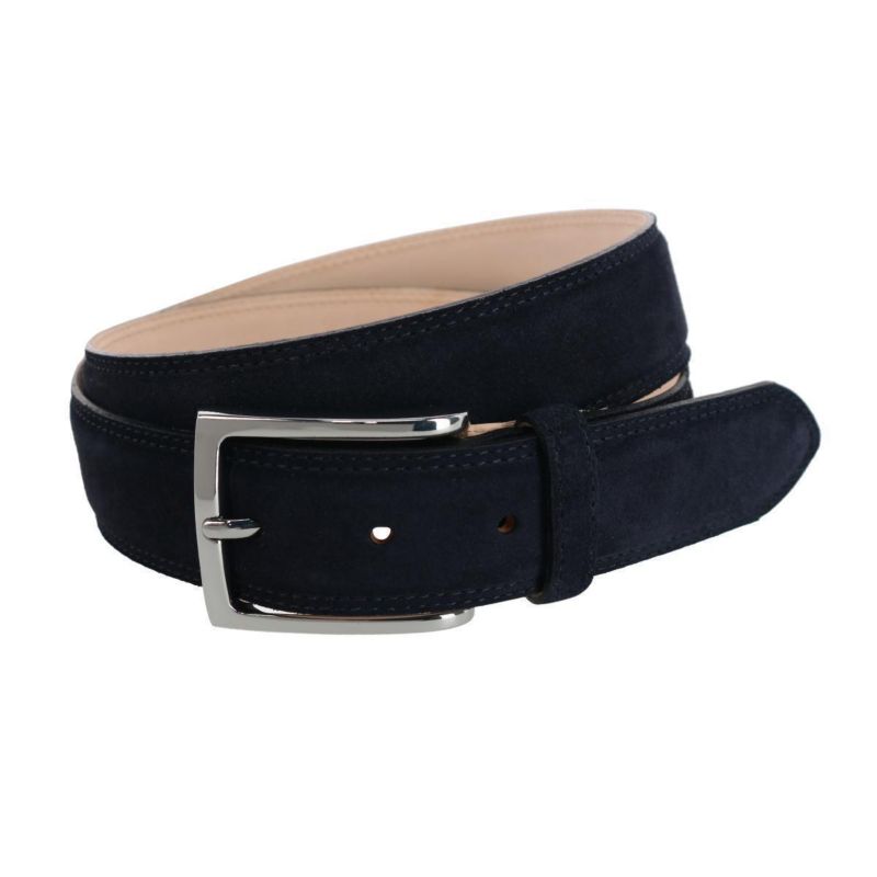 Men's Armando Italian Suede 35mm Feathered Edge Belt