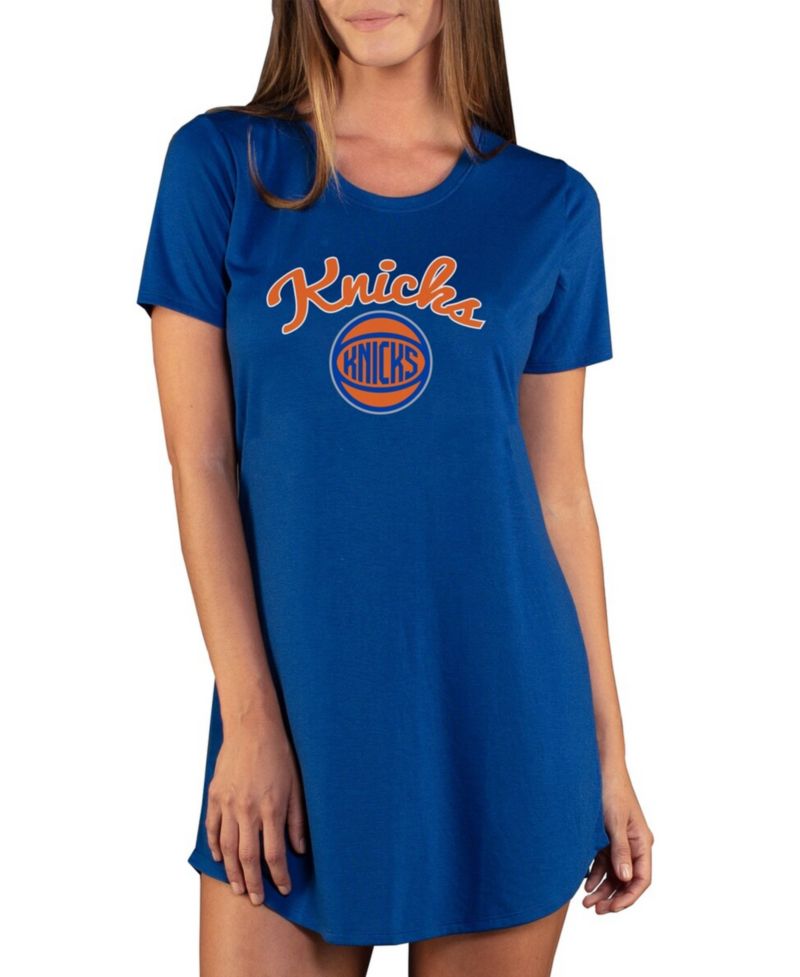 Women's Royal New York Knicks Marathon Knit Nightshirt