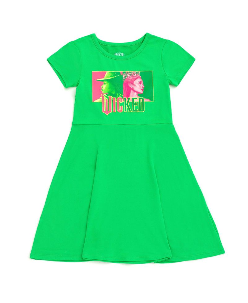 Little Girls 2 Pack Skater Dresses