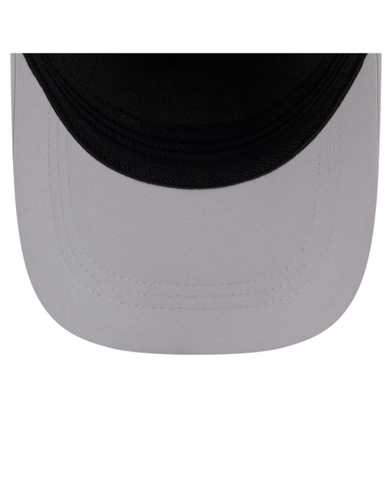 Men's Gray Texas Rangers Patch 39THIRTY A-Frame M-Crown Perforated Flex Hat