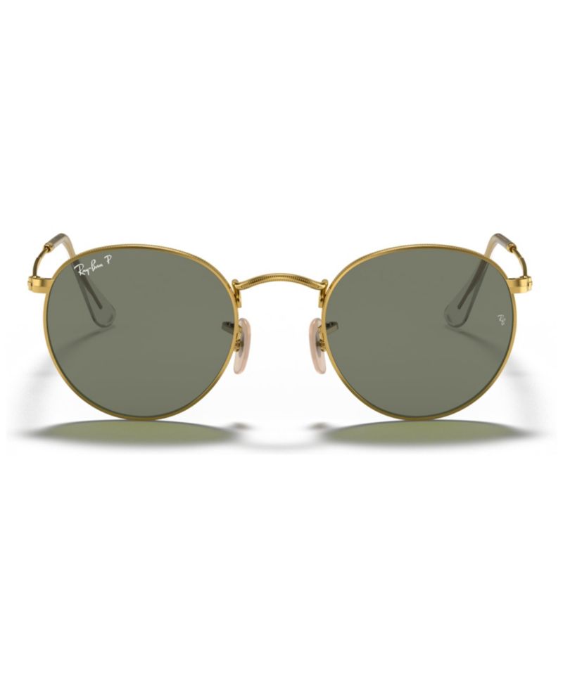 ROUND METAL Polarized Sunglasses, RB3447 50