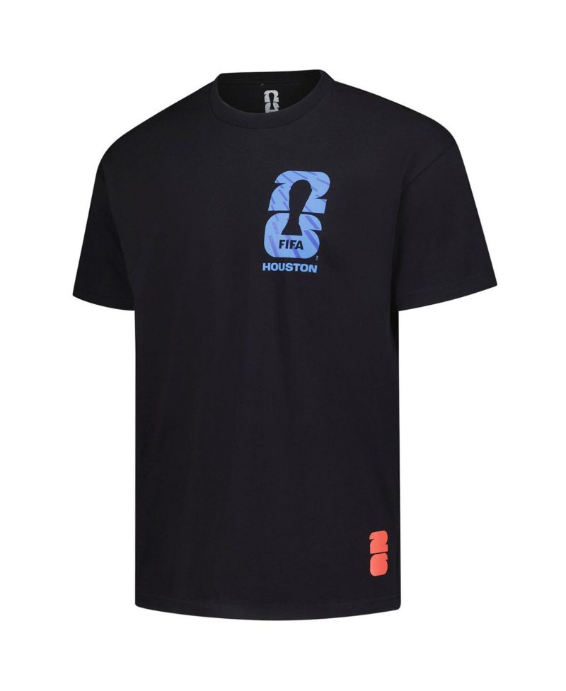 Men's Black 2026 FIFA World Cup Houston Host City Local Oversized T-Shirt