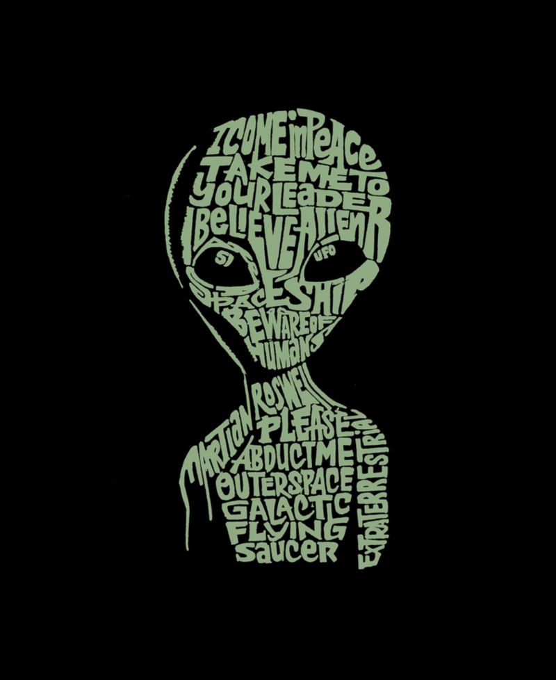 Men's Alien Head Graphic Tank Top