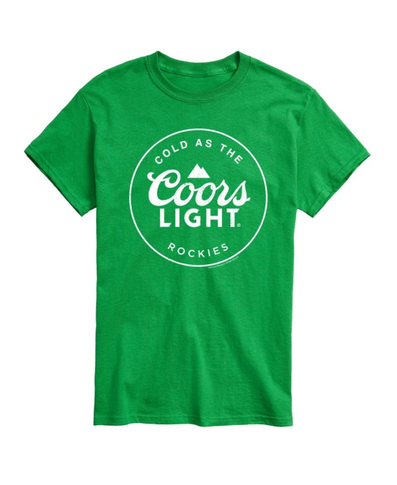 Men's Coors Light Cold As The Rockies Short-Sleeve Graphic T-Shirt